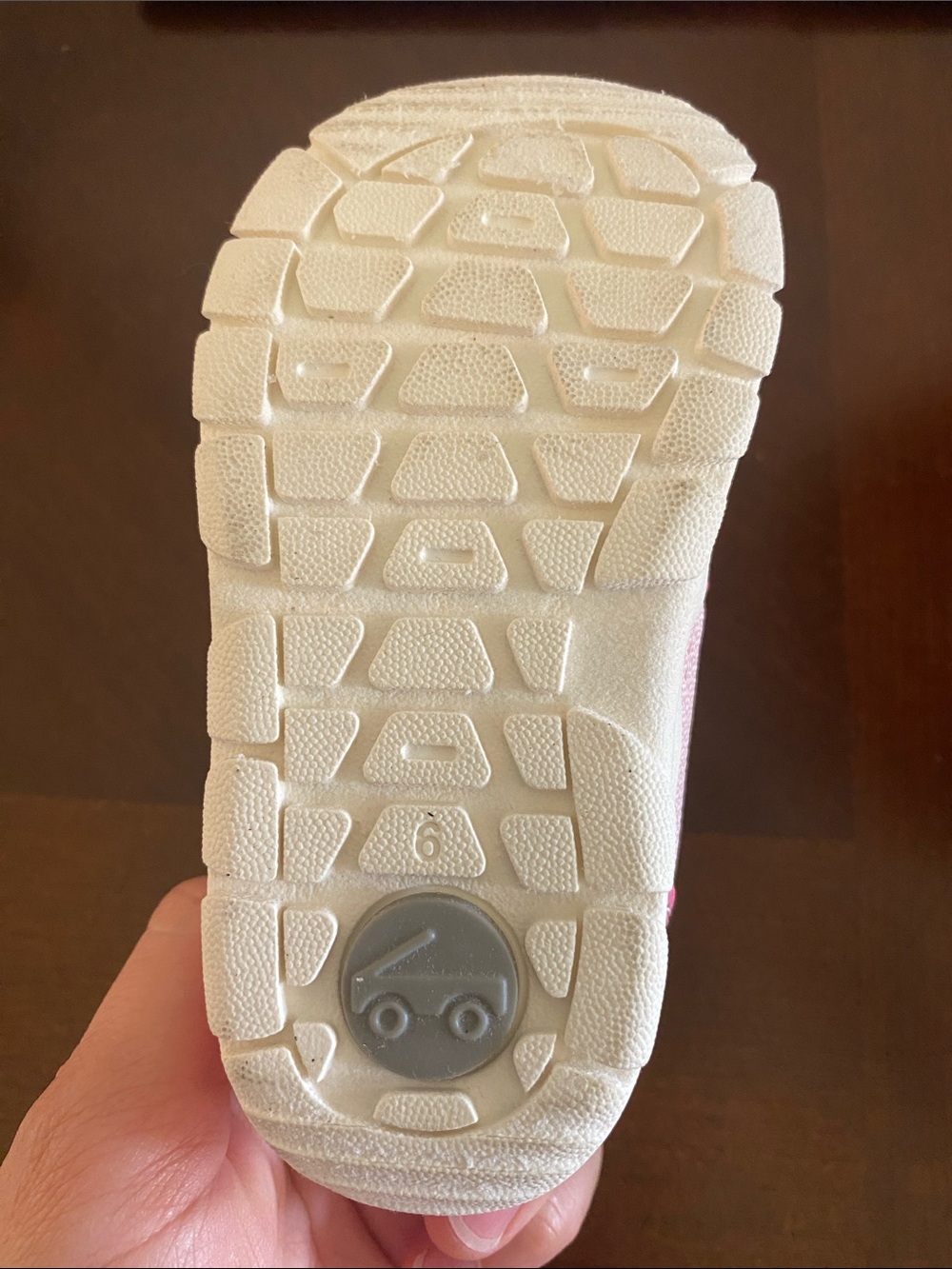 See Kai Run Pink and White Toddler Sneakers, size 6 - Picture 4 of 4